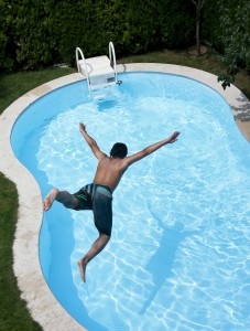 Jumping to pool